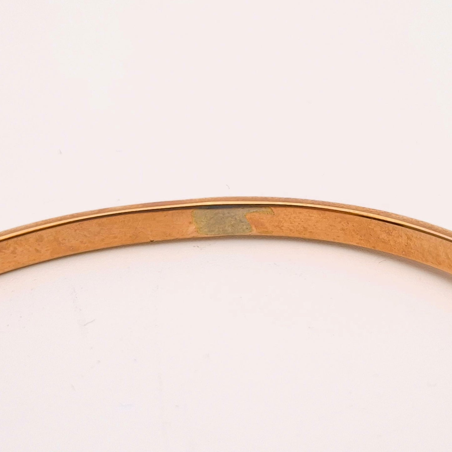 9ct Rose Gold Antique Floral Patterned Bangle