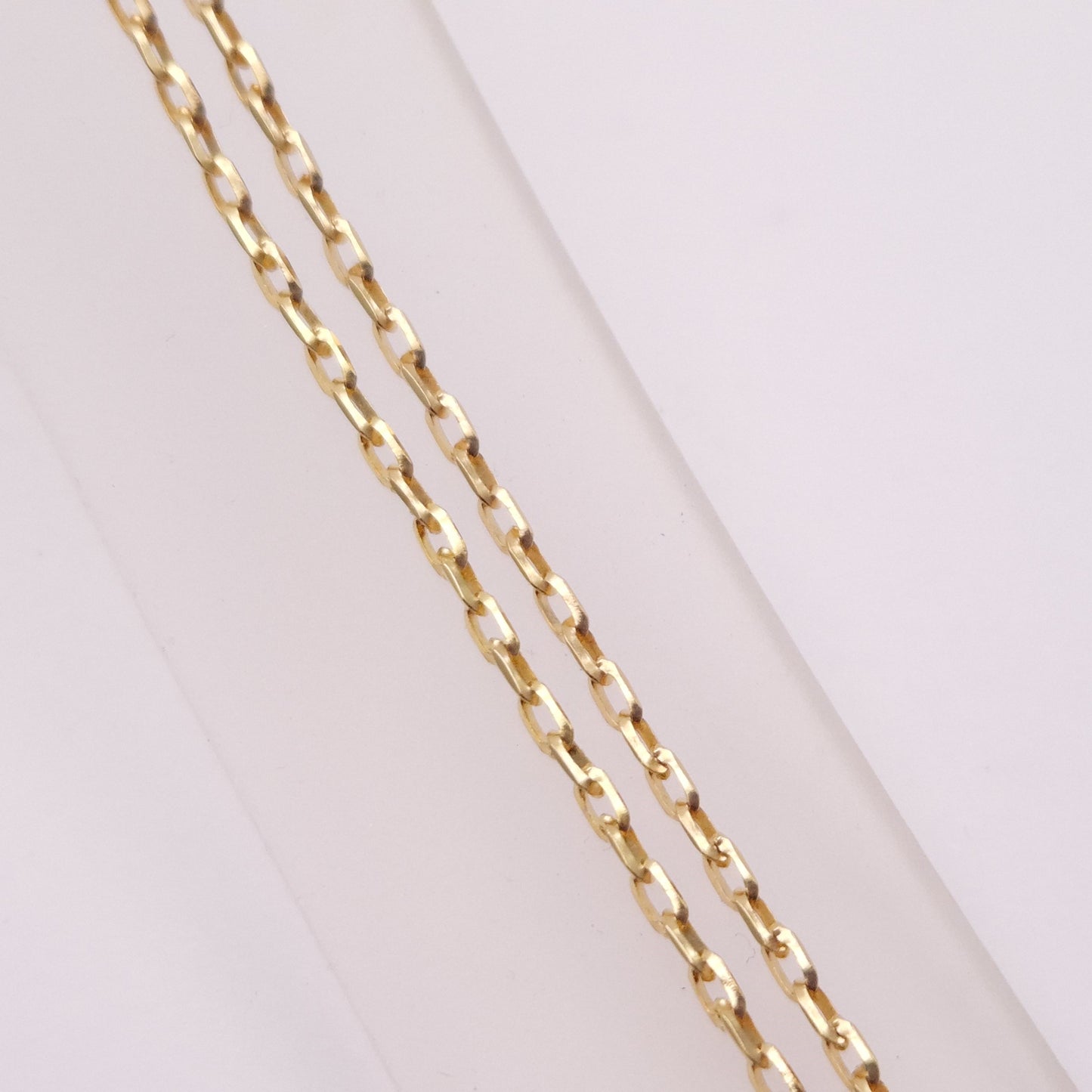 9ct Yellow Gold Amethyst and Diamond Cross Necklace