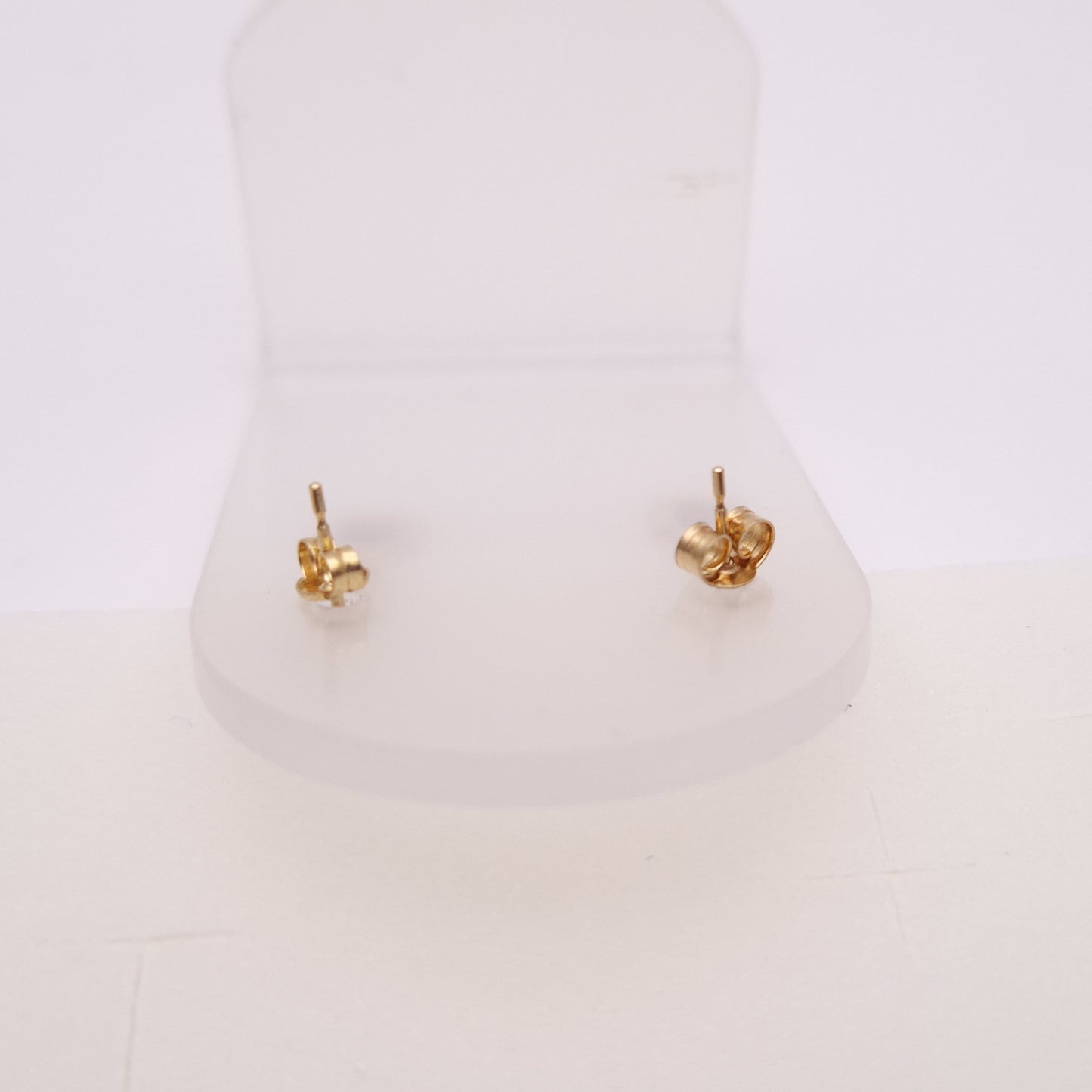 9ct yellow Gold Traditional Style Amethyst Drop Earrings