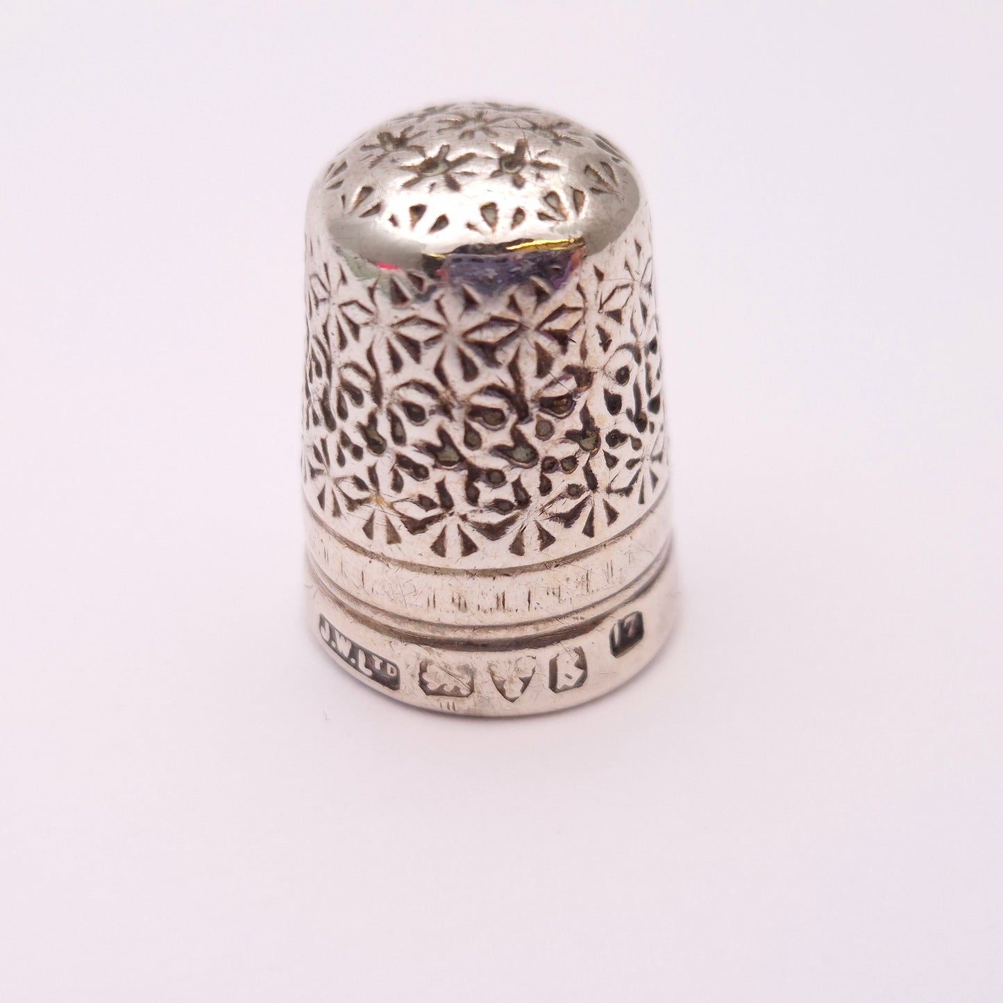 Antique 1920s Sterling Silver Thimble