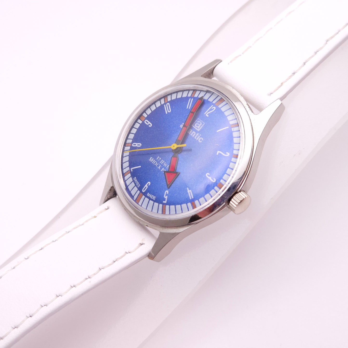 1970s Atlantic Blue Dial Watch