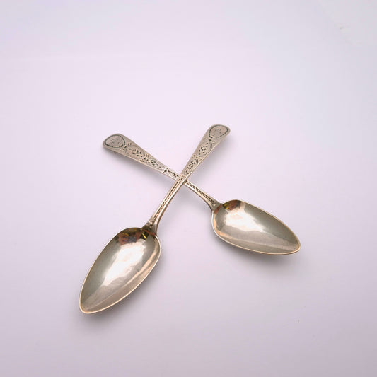 Georgian Silver Spoon Pair