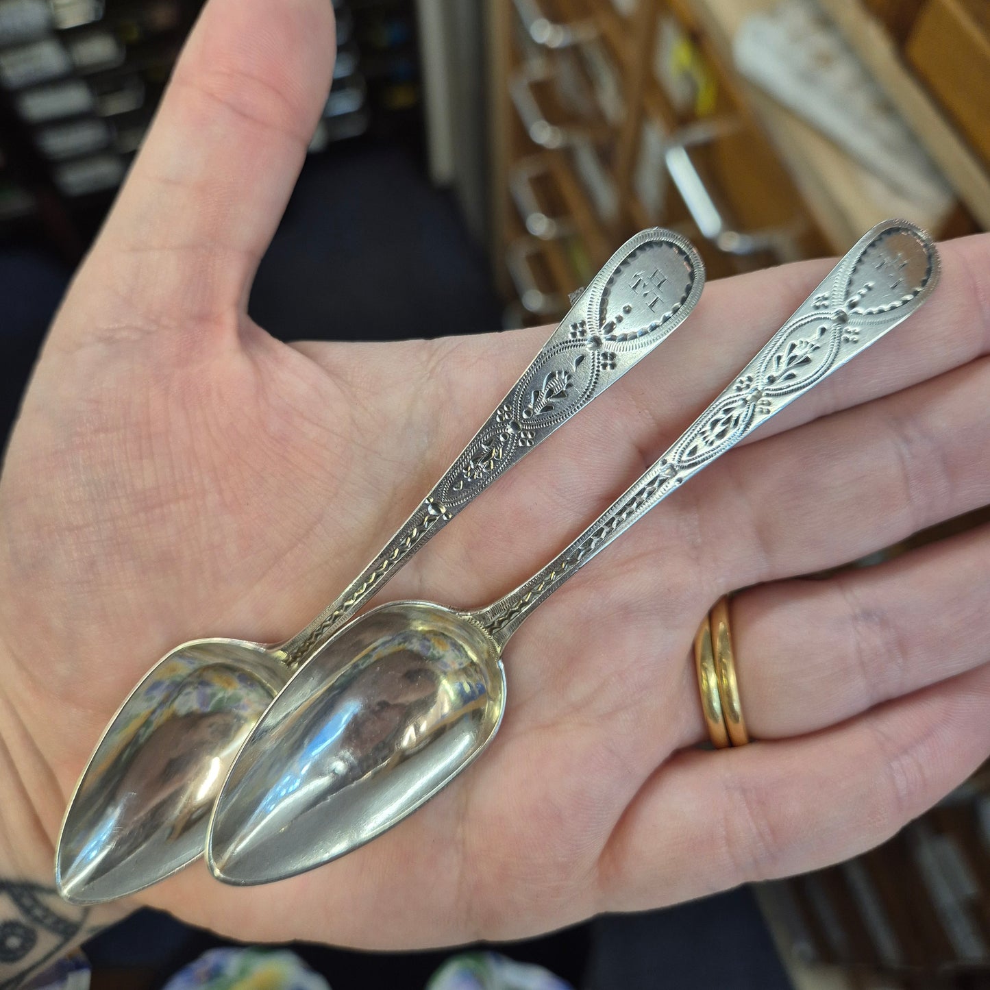 Georgian Silver Spoon Pair