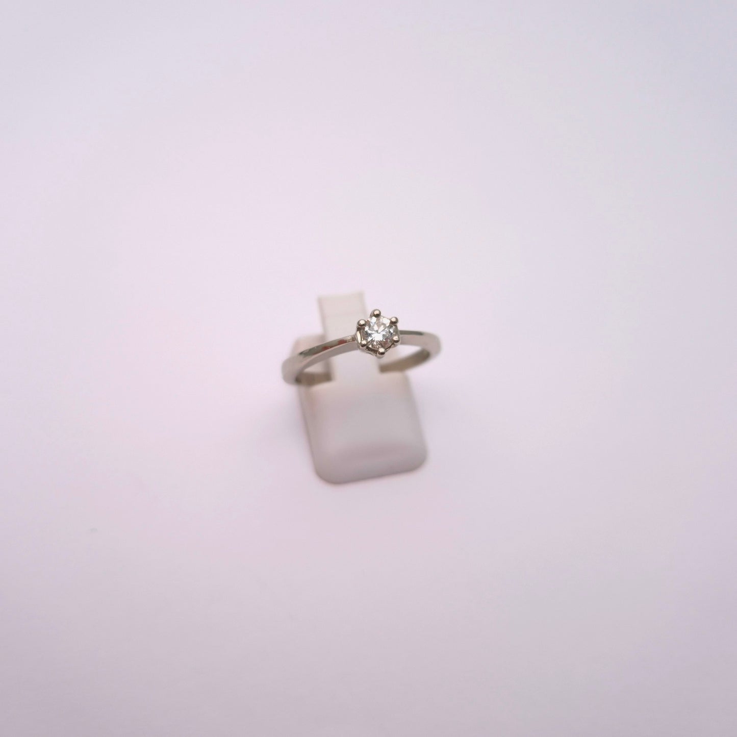 Platinum 0.25ct Diamond Solitaire Ring