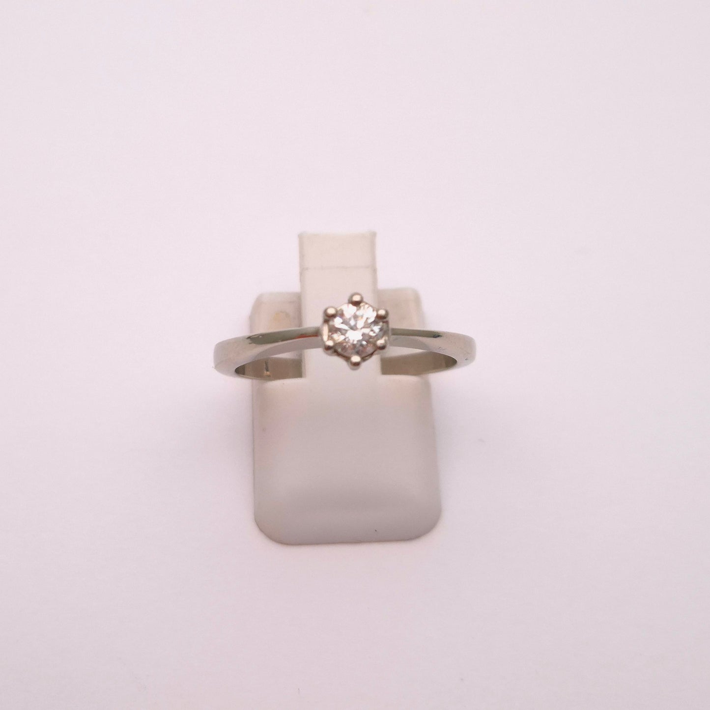 Platinum 0.25ct Diamond Solitaire Ring
