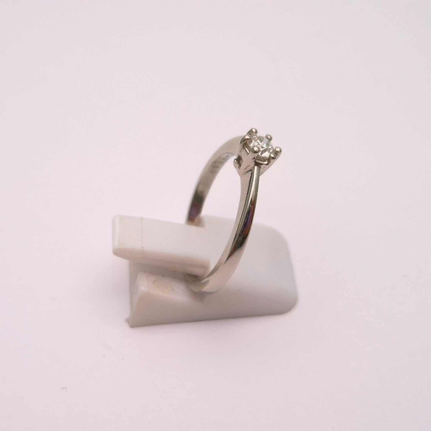 Platinum 0.25ct Diamond Solitaire Ring