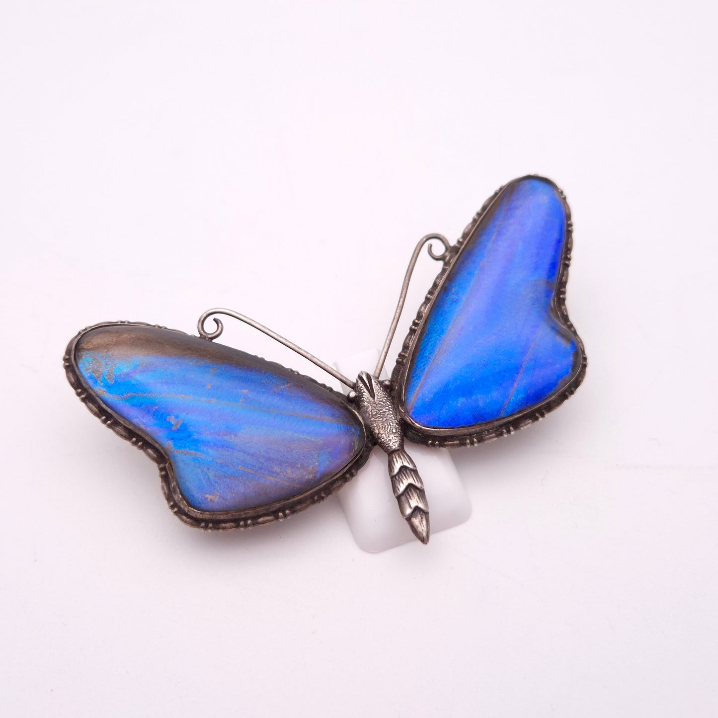 Sterling Silver Vintage Butterfly Wing Butterfly Brooch