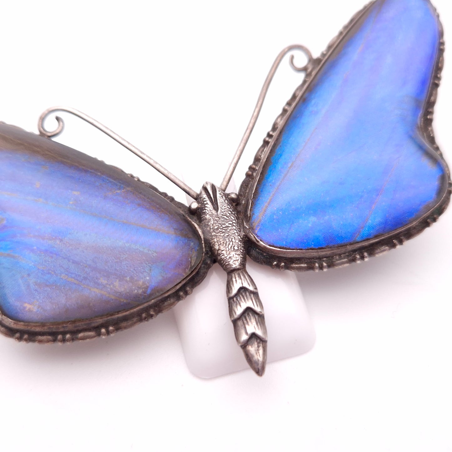Sterling Silver Vintage Butterfly Wing Butterfly Brooch