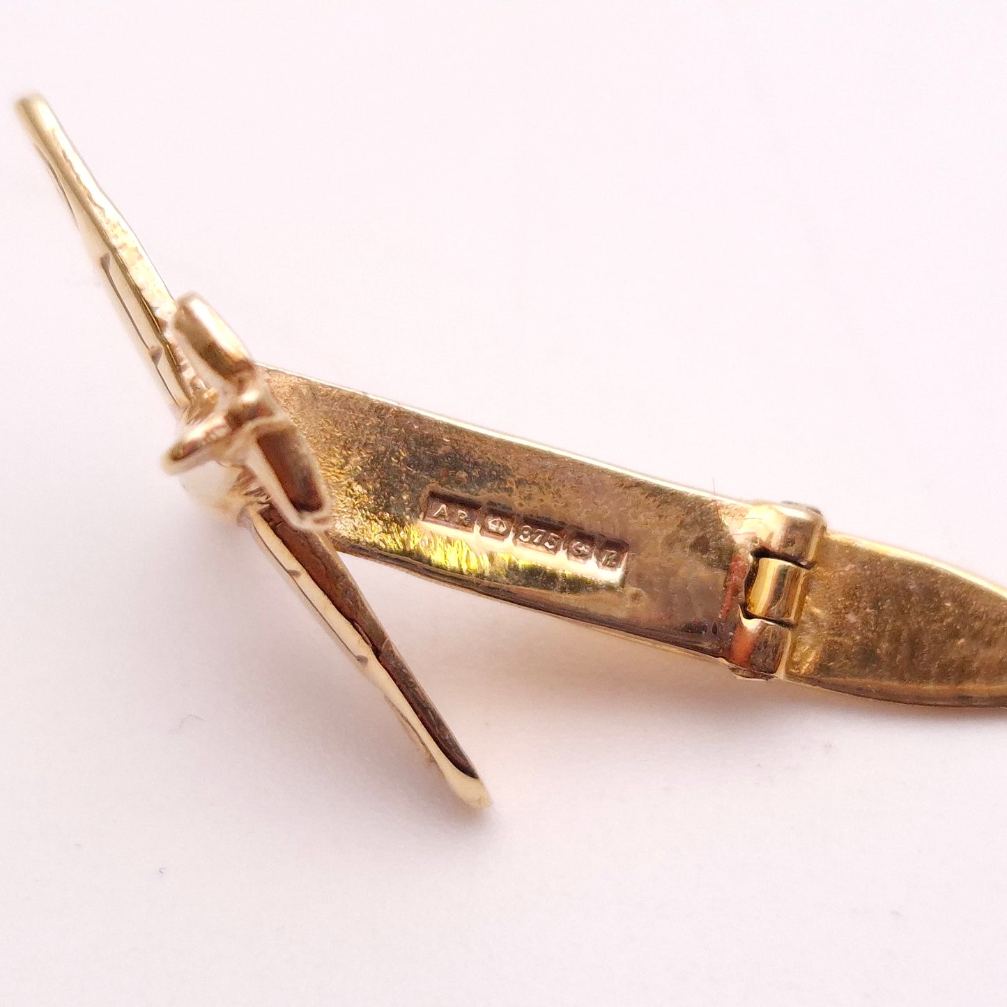 9ct Yellow Gold Spitfire Form Cufflinks