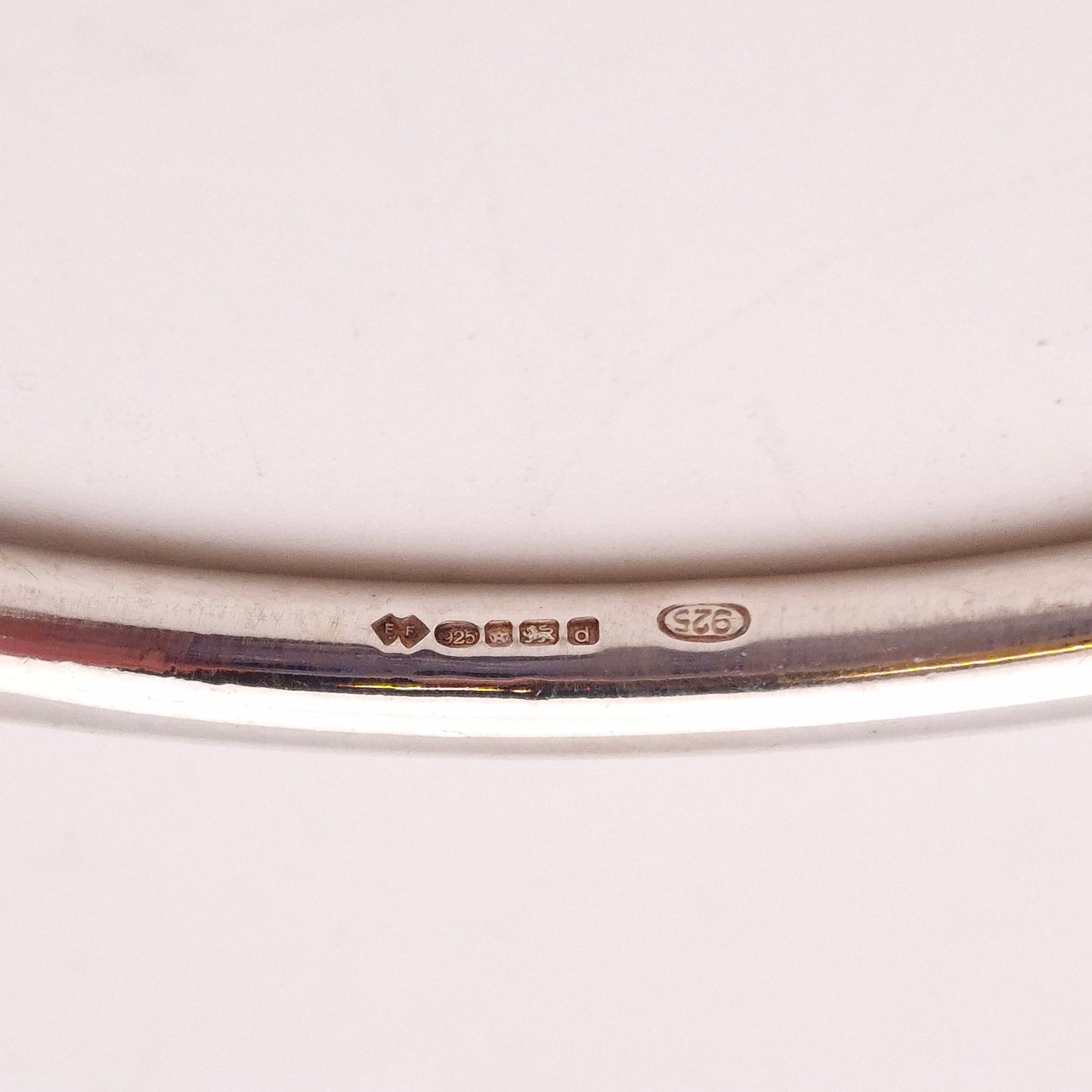 Sterling Silver Open Torque Ball End Bangle