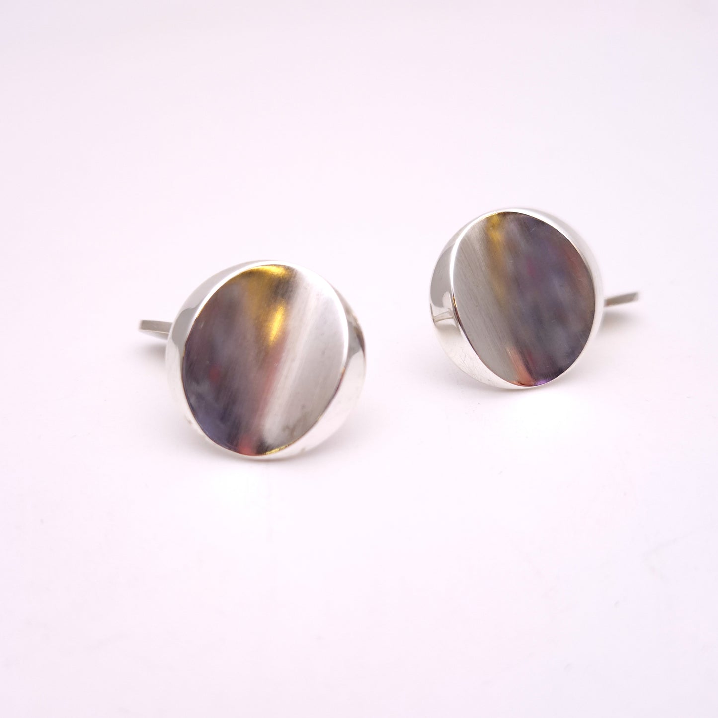 Sterling Silver Georg Jensen Retro 60's Cufflinks