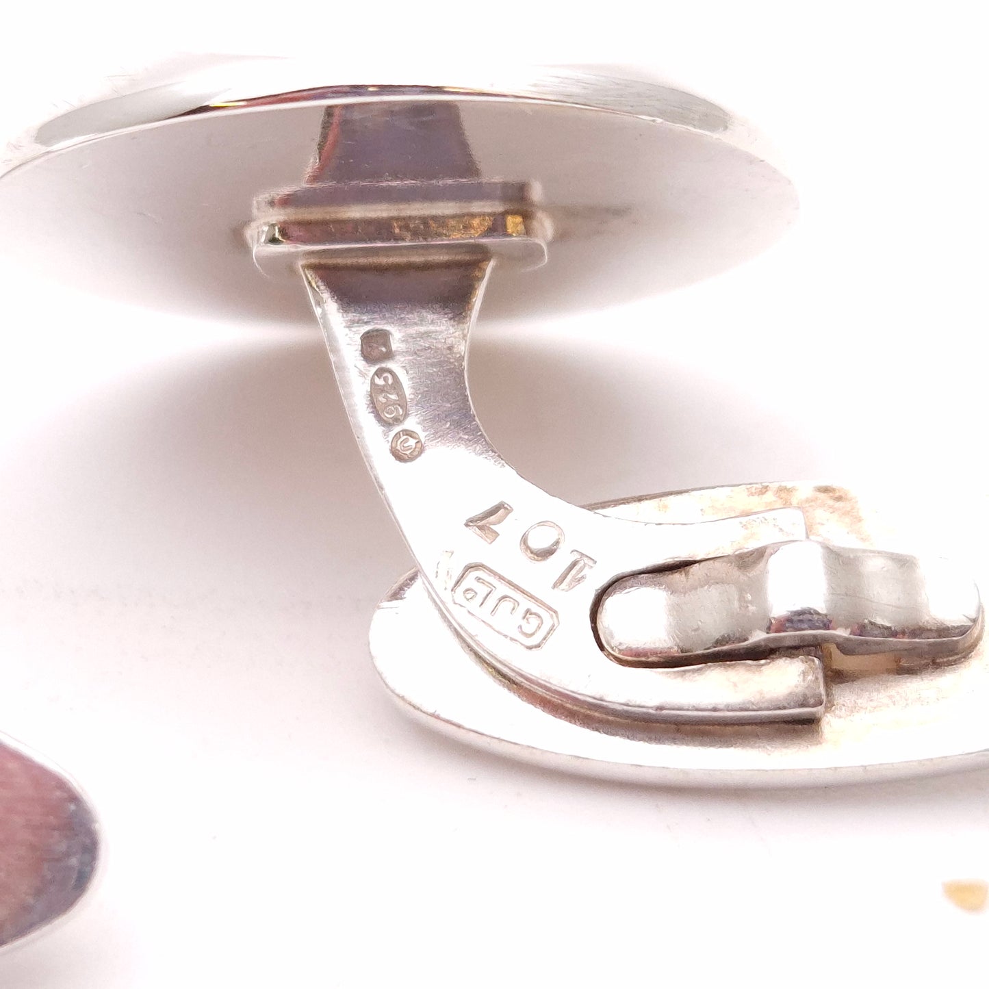 Sterling Silver Georg Jensen Retro 60's Cufflinks