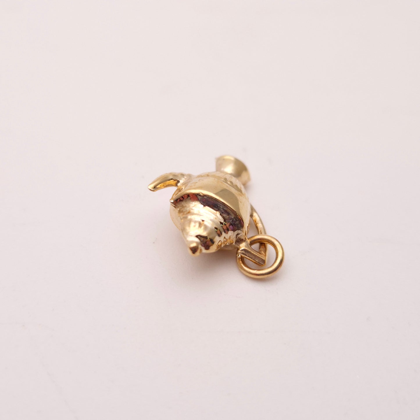 9ct Yellow Gold Hollow Coffee Pot Charm
