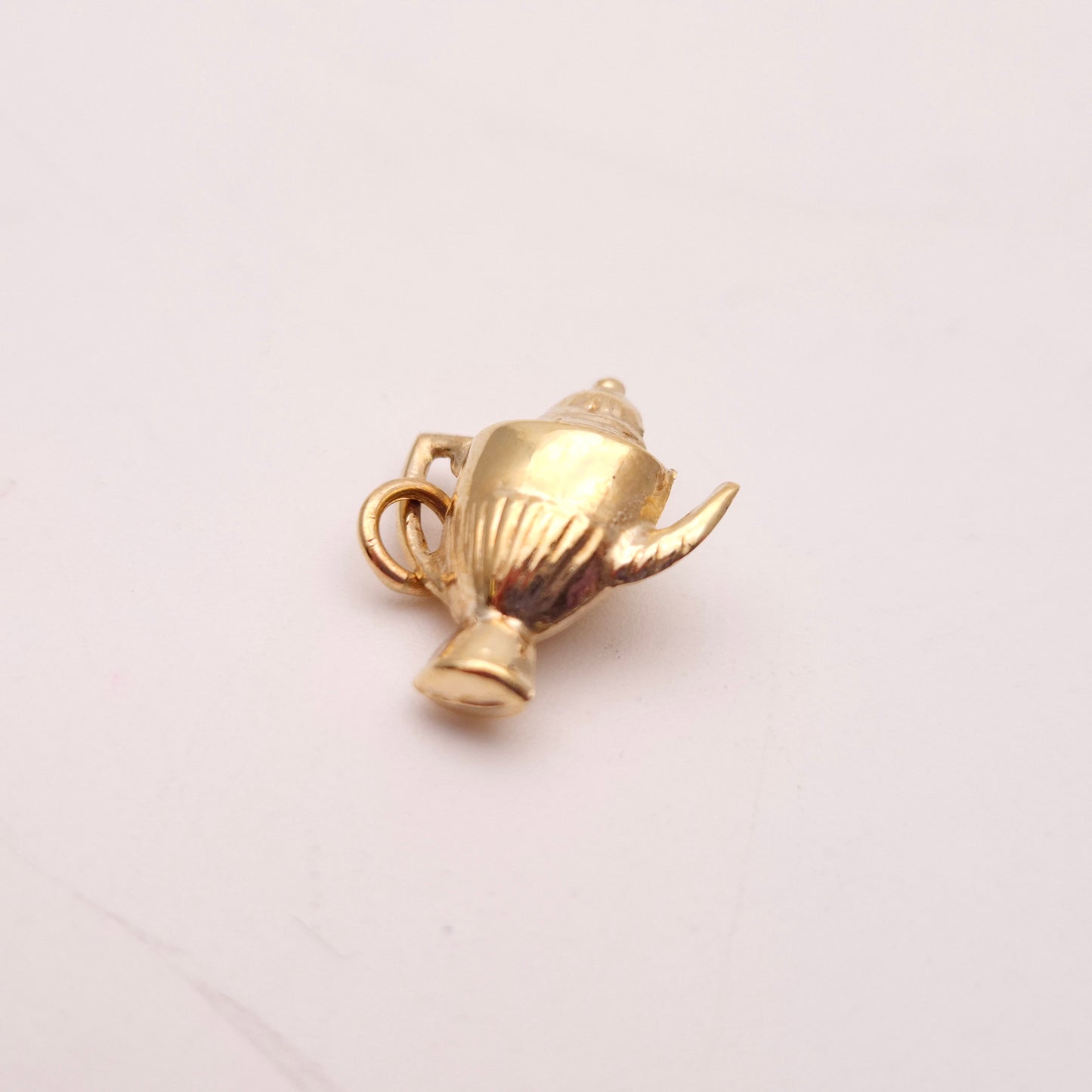 9ct Yellow Gold Hollow Coffee Pot Charm