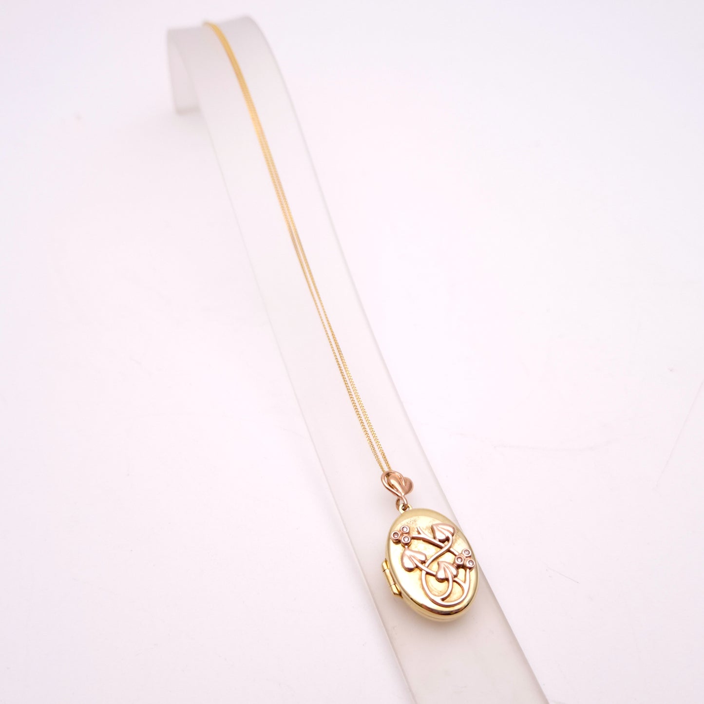 9ct Two-Tone Gold Clogau 'Tree of Life' Locket and Chain Necklace
