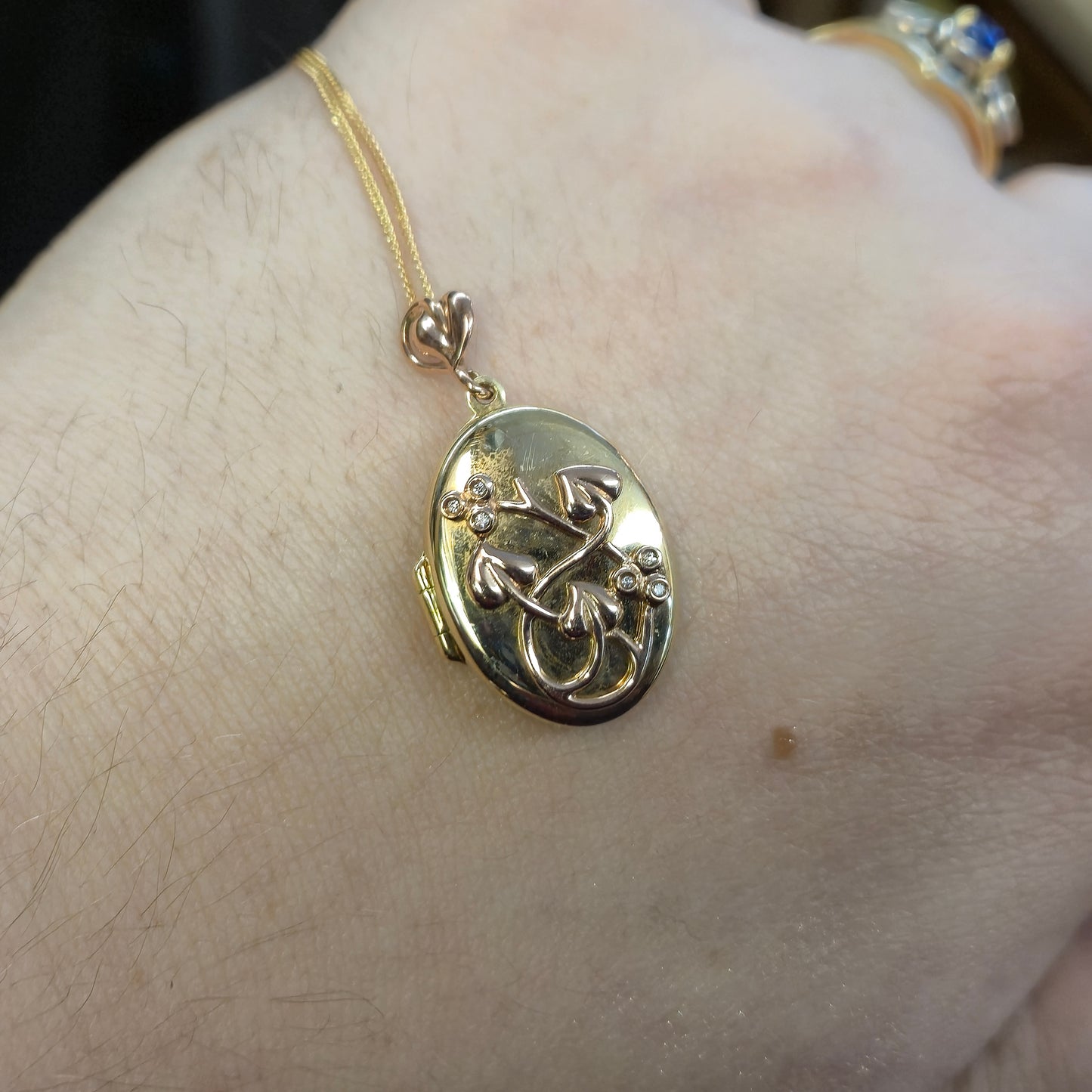 9ct Two-Tone Gold Clogau 'Tree of Life' Locket and Chain Necklace