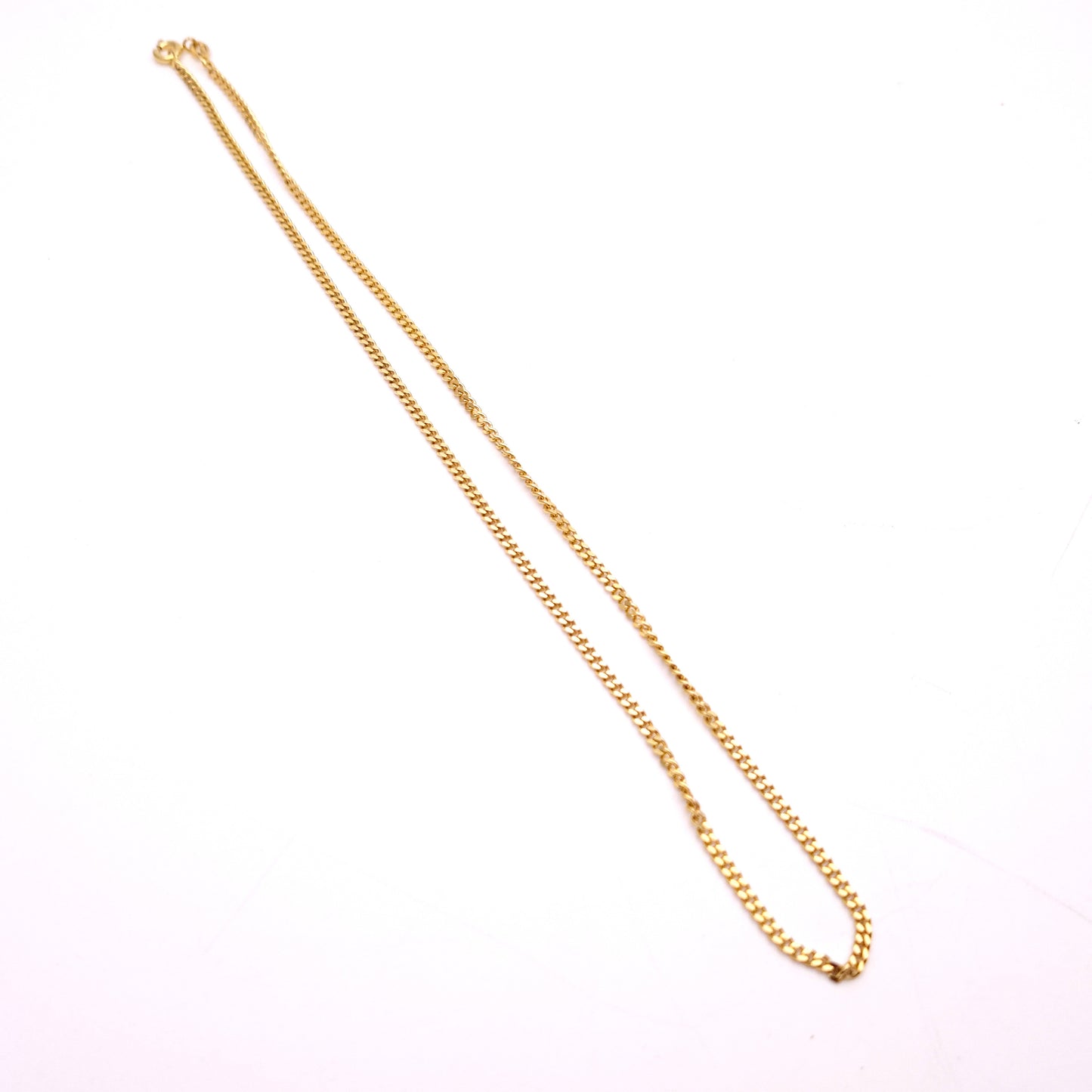 9ct Yellow gold Filed Curb Chain 18 inches