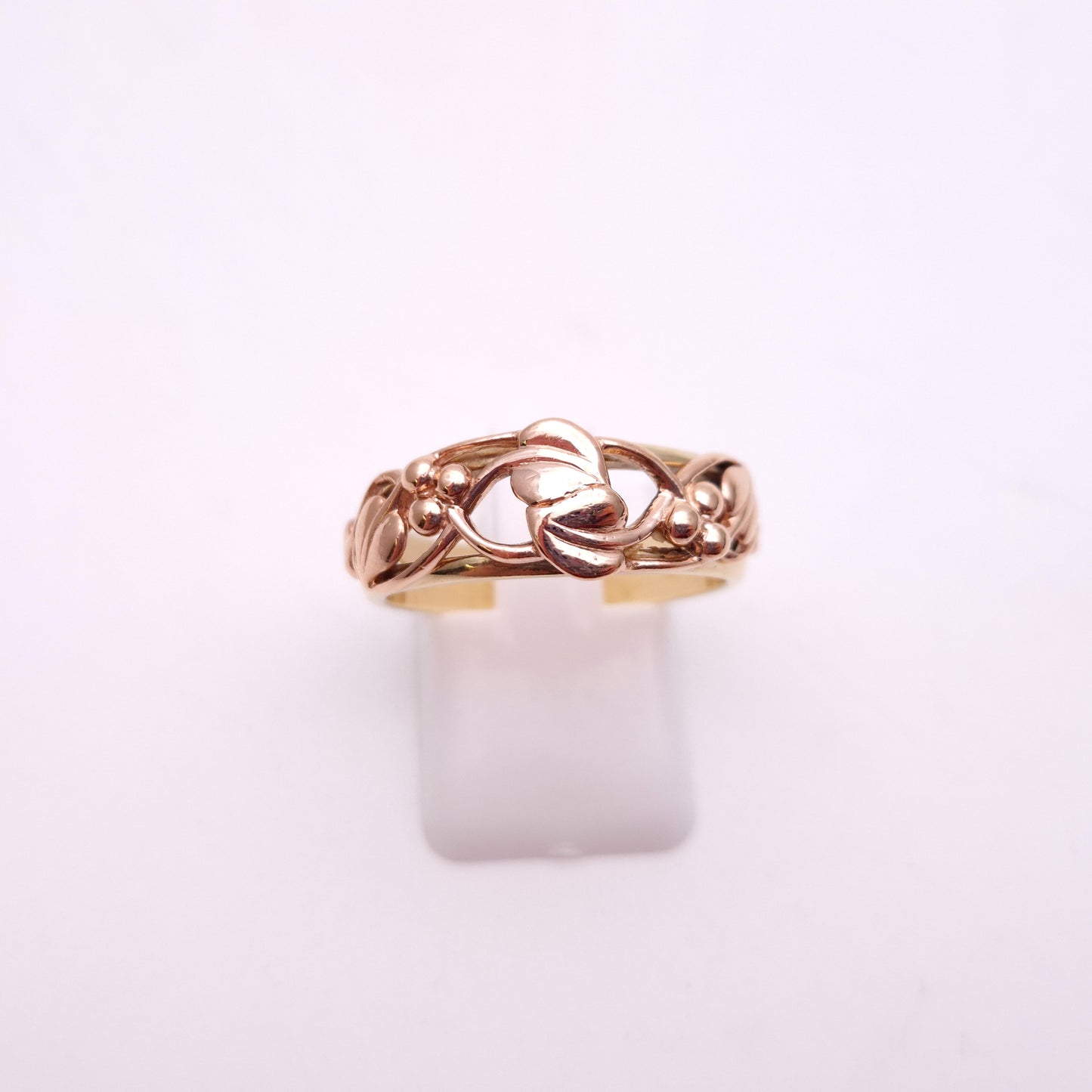 9ct Two Tone Clogau Tree Of Life Gold Openwork Band Ring