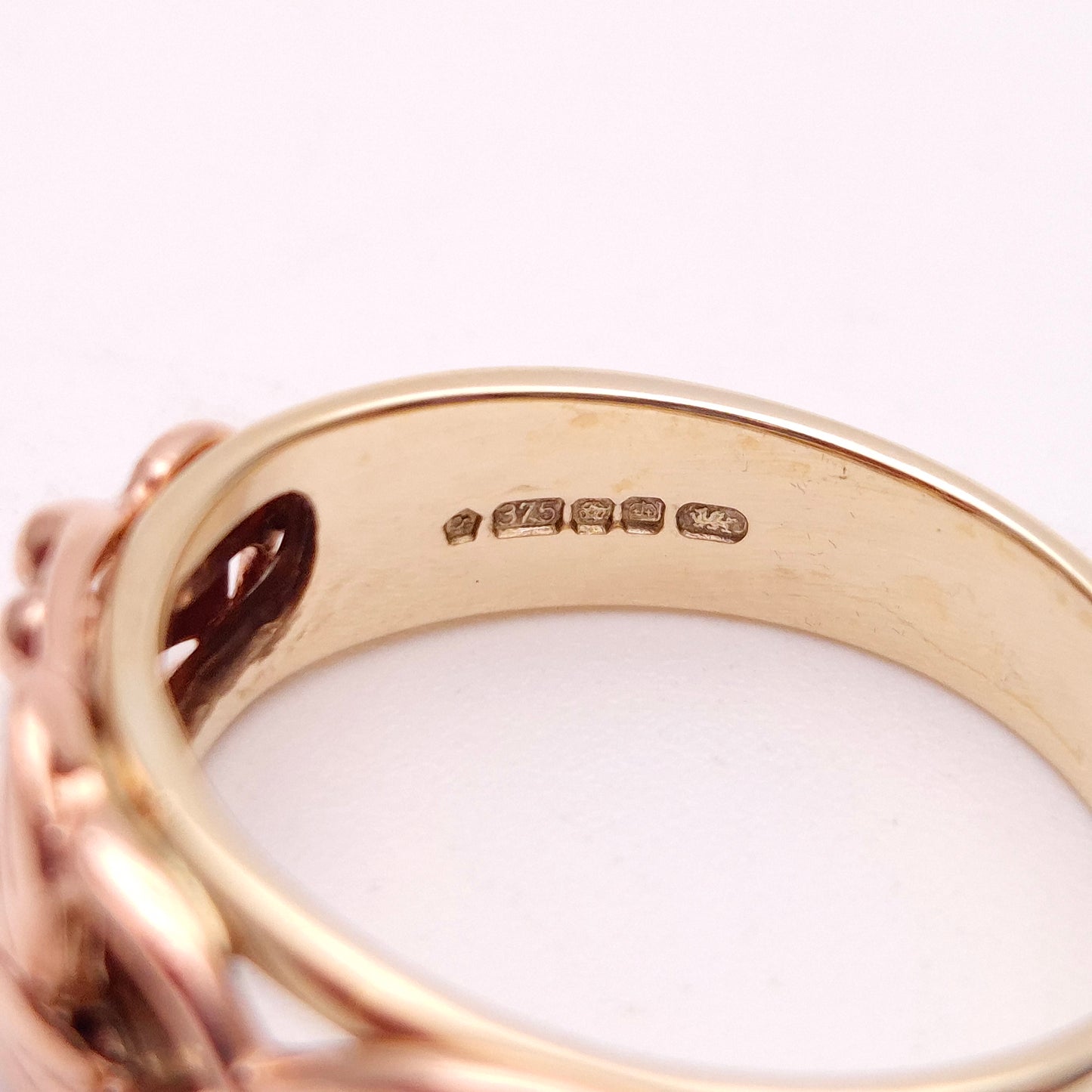 9ct Two Tone Clogau Tree Of Life Gold Openwork Band Ring