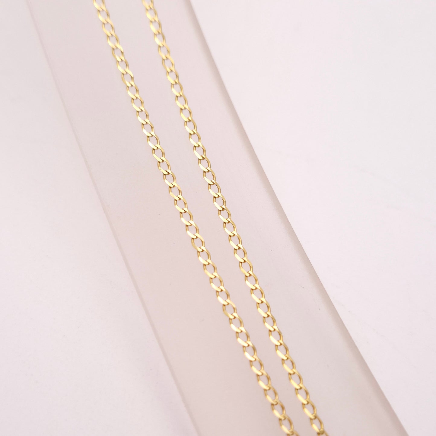 9ct Yellow Gold Sapphire Openwork Swirly Necklace and Earring Set