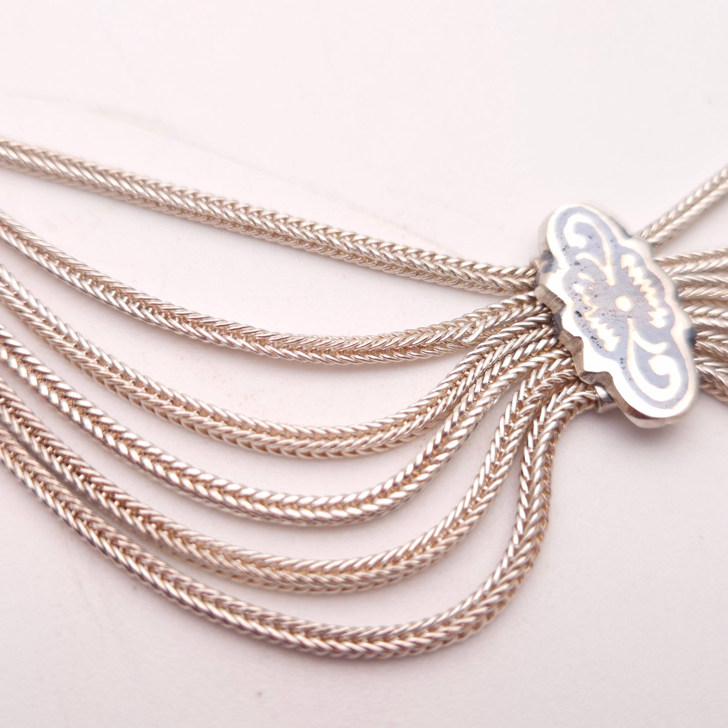 Sterling Silver Anatoli Festoon Style Necklace