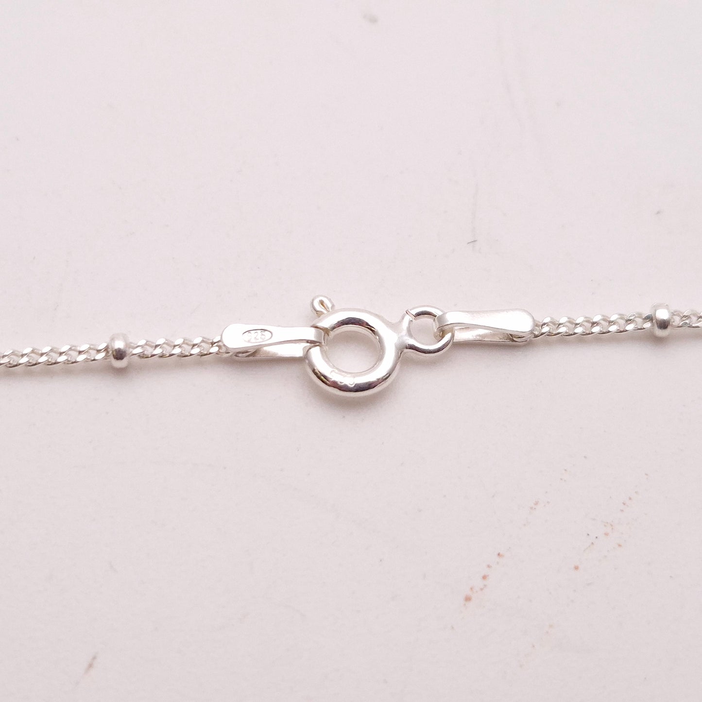 Sterling Silver Golden Amber Enamel Pendant Necklace