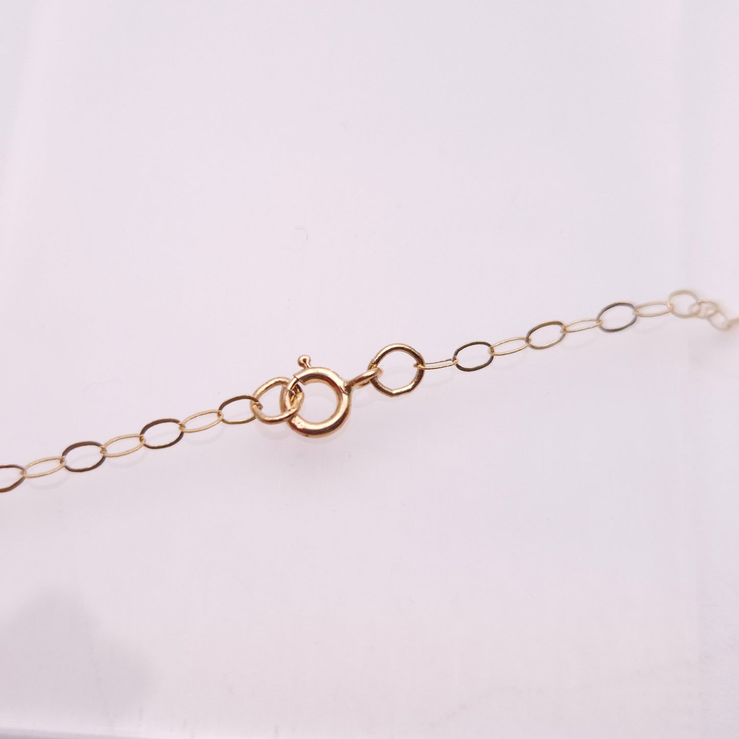 14ct Yellow Gold Opal and Diamond Pendant and 9ct Gold Chain Necklace