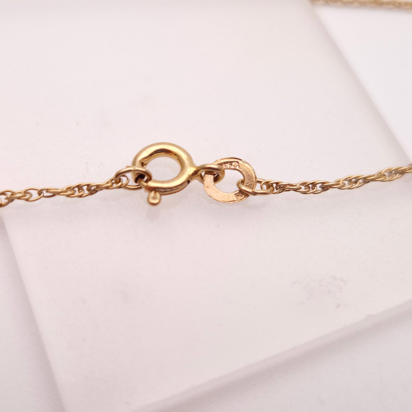 9ct Yellow Gold Three Stone Marquise Shaped Amber Y-Drop Necklace