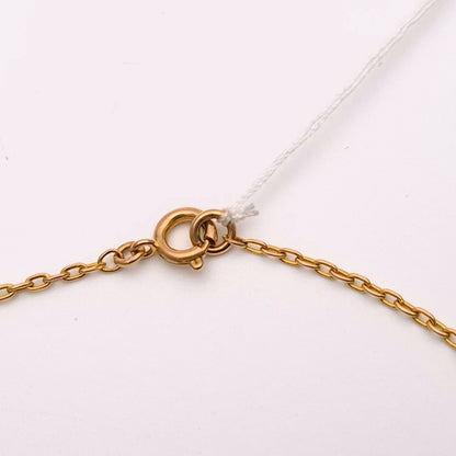 9ct Yellow gold Antique Turquoise Necklace