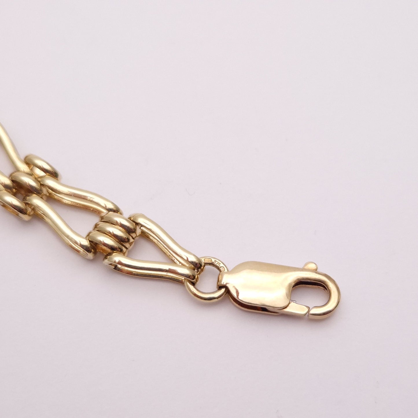 9ct Yellow Gold Fancy Gate link Bracelet