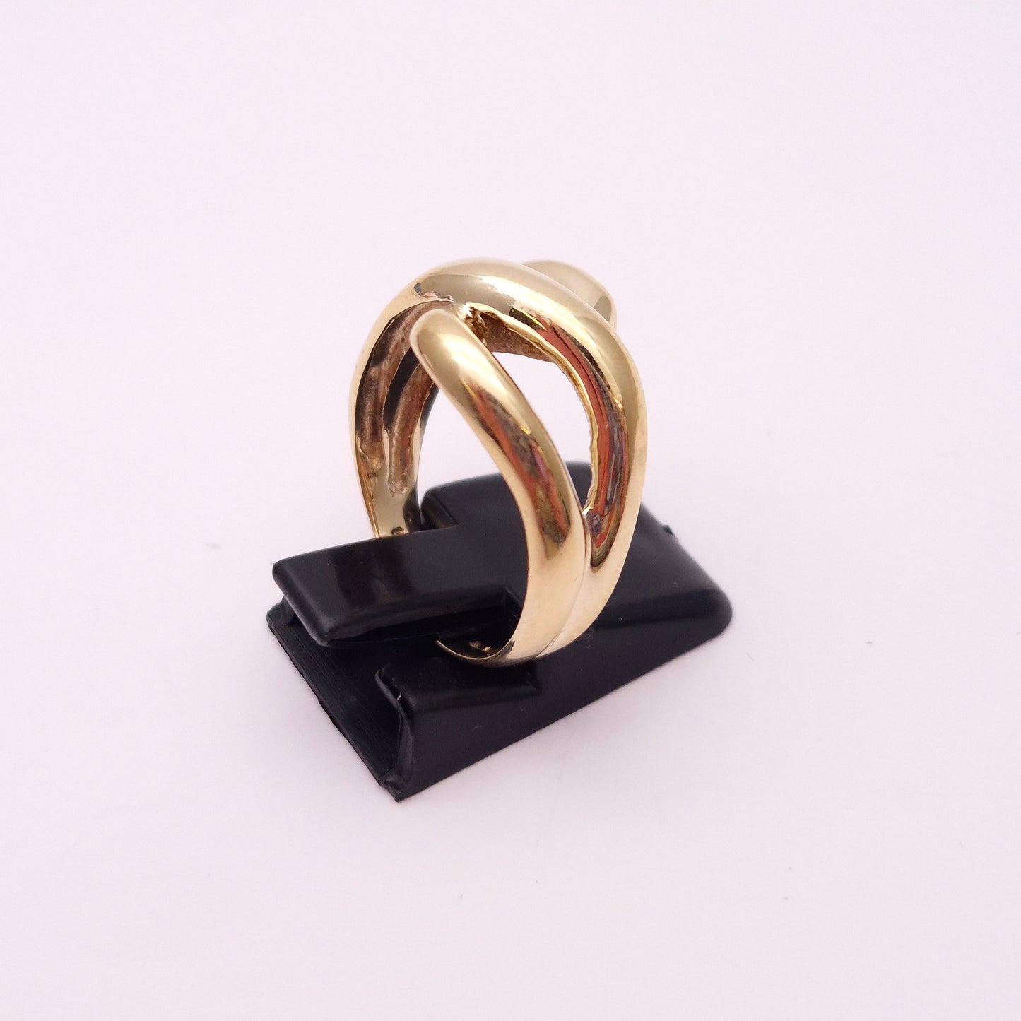 9ct Yellow Gold Double Loop Design Ring