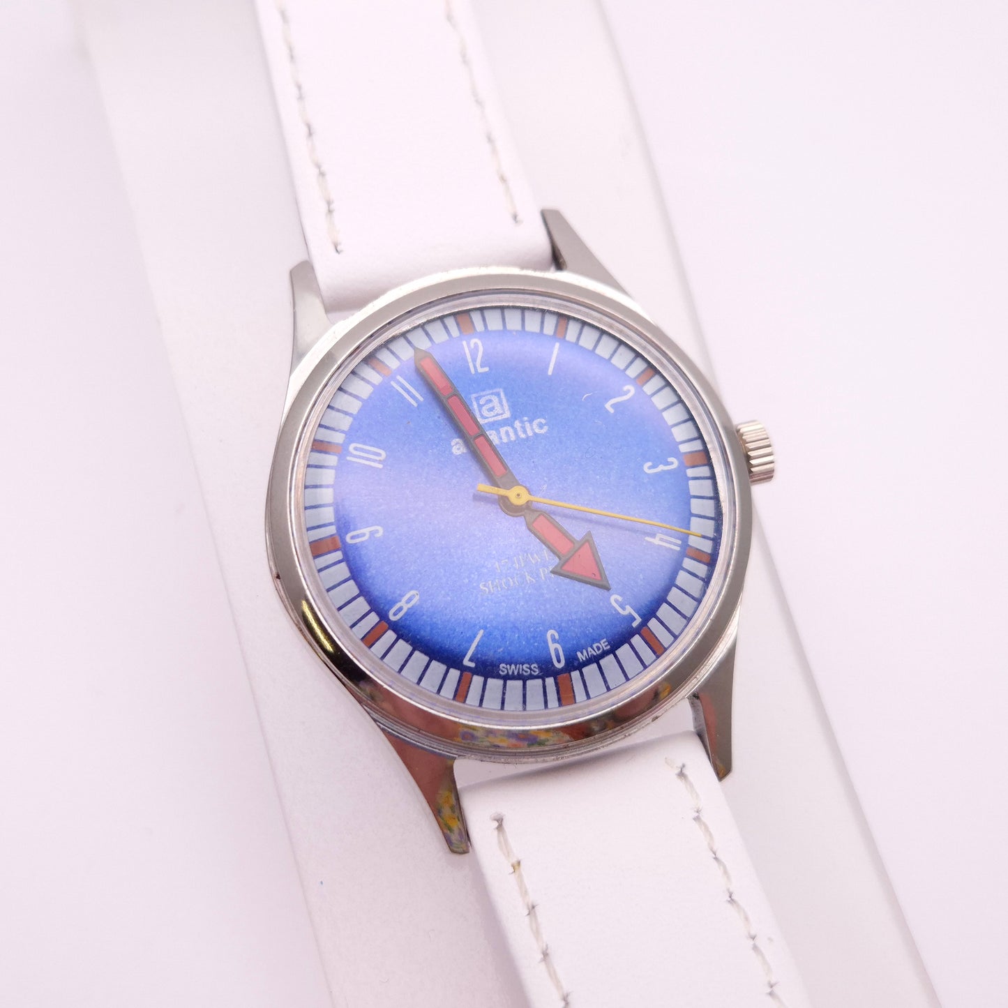 1970s Atlantic Blue Dial Watch