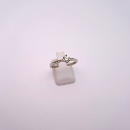 Platinum 0.25ct Diamond Solitaire Ring