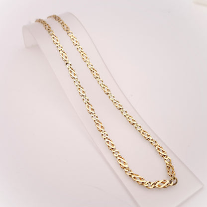 9ct Yellow Gold Celtic knot Link Chain