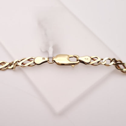 9ct Yellow Gold Celtic knot Link Chain