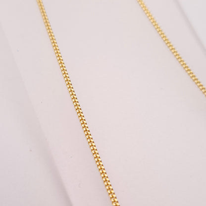 9ct Yellow Gold Sapphire and Diamond Necklet / Necklace