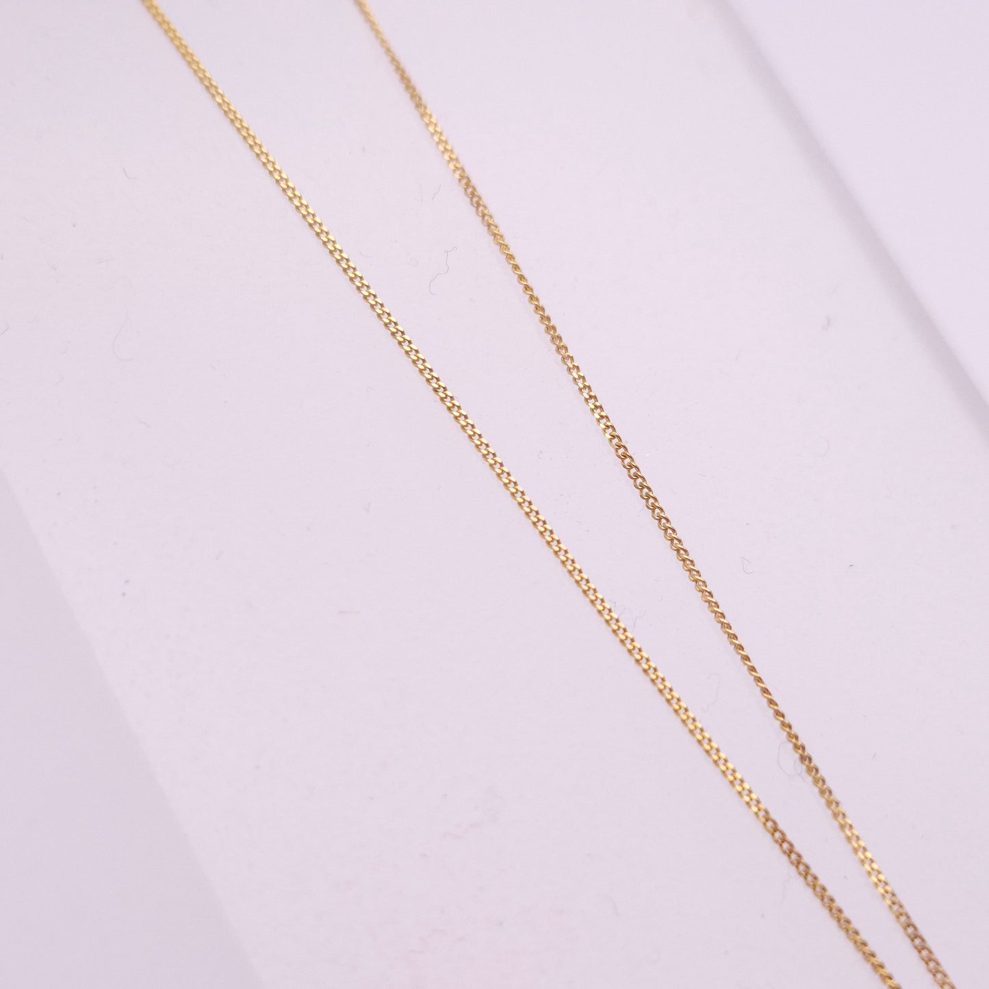 9ct Yellow Gold Sapphire and Diamond Set Pendant and Chain Necklace