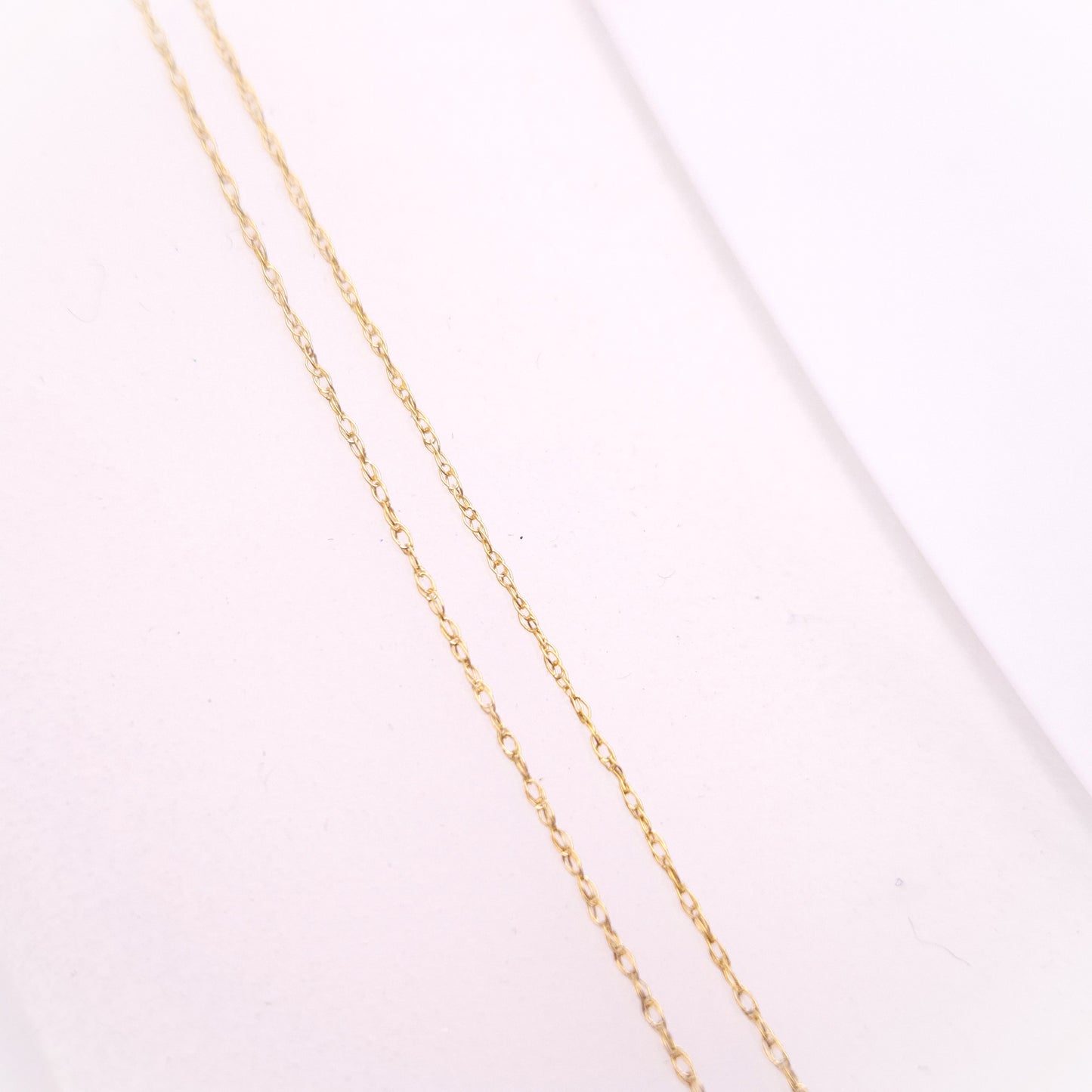 9ct Yellow Gold Amethyst 4 Stone Pendant and Chain Necklace