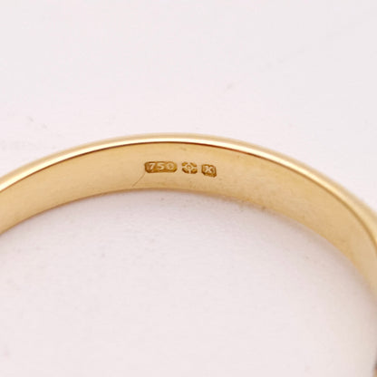18ct Yellow Gold 0.25ct Round Diamond Solitaire Ring