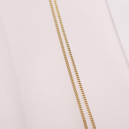 10ct Ametrine and Diamond Pendant and 9ct Curb Chain