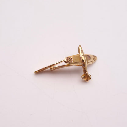 9ct Yellow Gold Spitfire Form Cufflinks