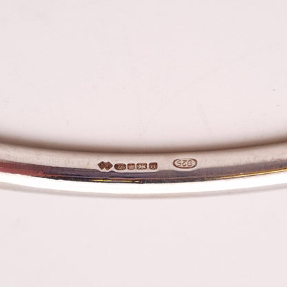 Sterling Silver Open Torque Ball End Bangle