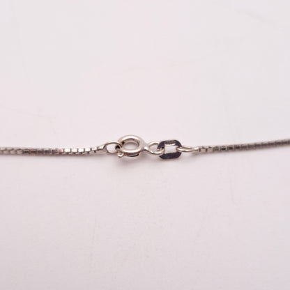 Sterling Silver Butterfly Wing Tropical Island Scene Small Necklace