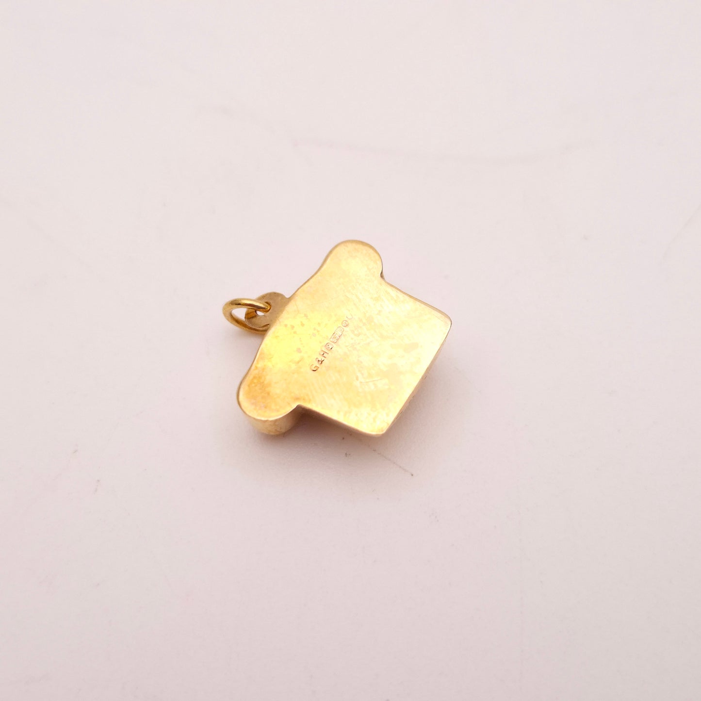 9ct Yellow Gold Hollow Telephone Charm