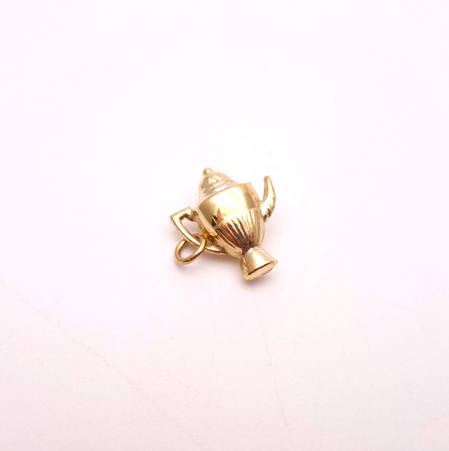 9ct Yellow Gold Hollow Coffee Pot Charm