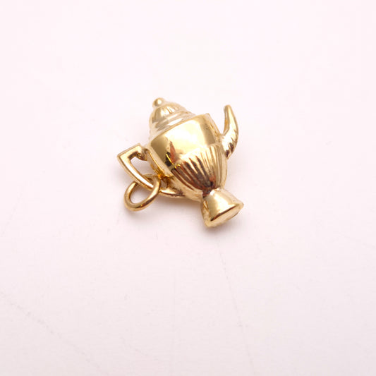 9ct Yellow Gold Hollow Coffee Pot Charm