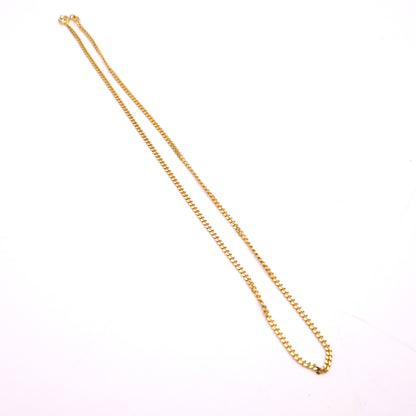 9ct Yellow gold Filed Curb Chain 18 inches