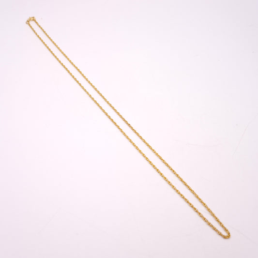 9ct Yellow Gold Prince Of Wales Chain 52cm / 20 inches