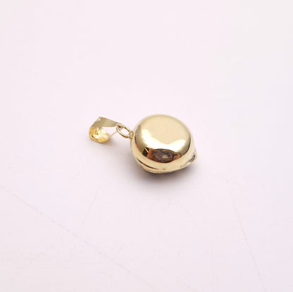 14ct Yellow Gold Evil Eye Small Pendant