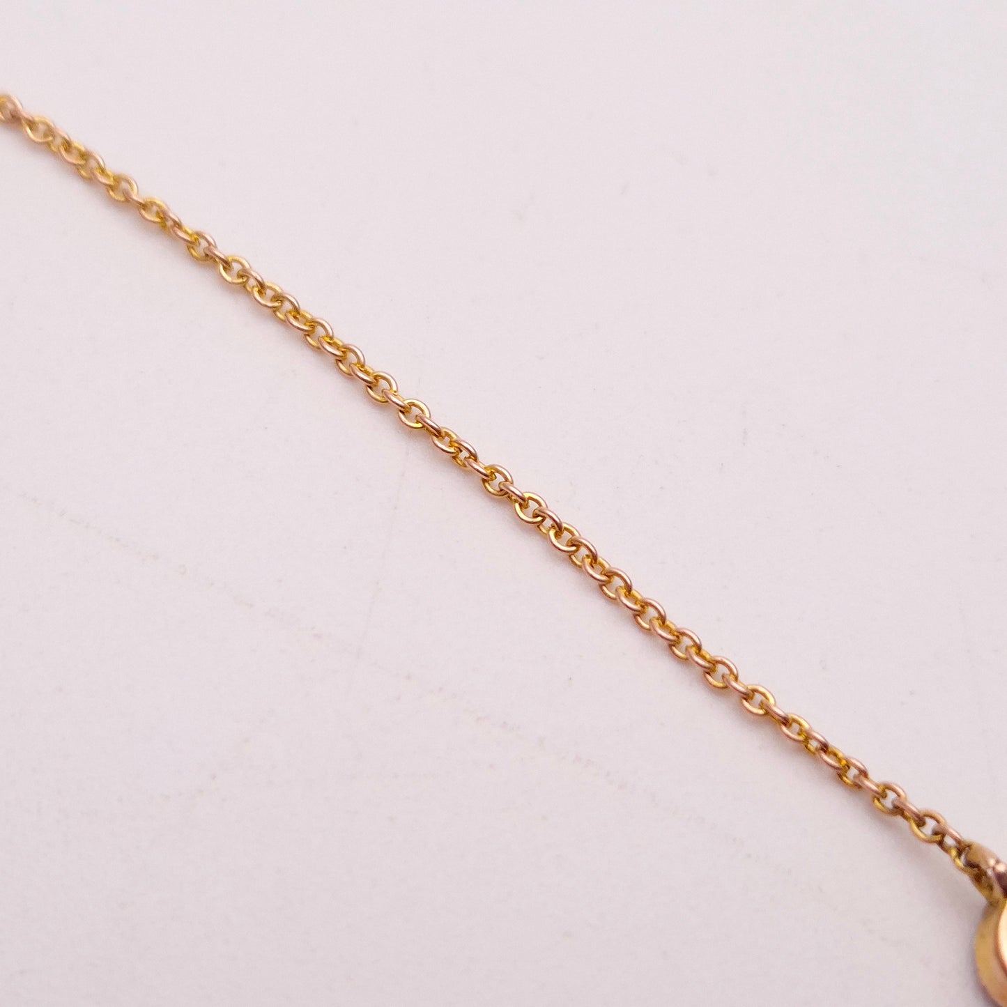 9ct Yellow Gold Antique Garnet and Pearl Flower Floral Necklace